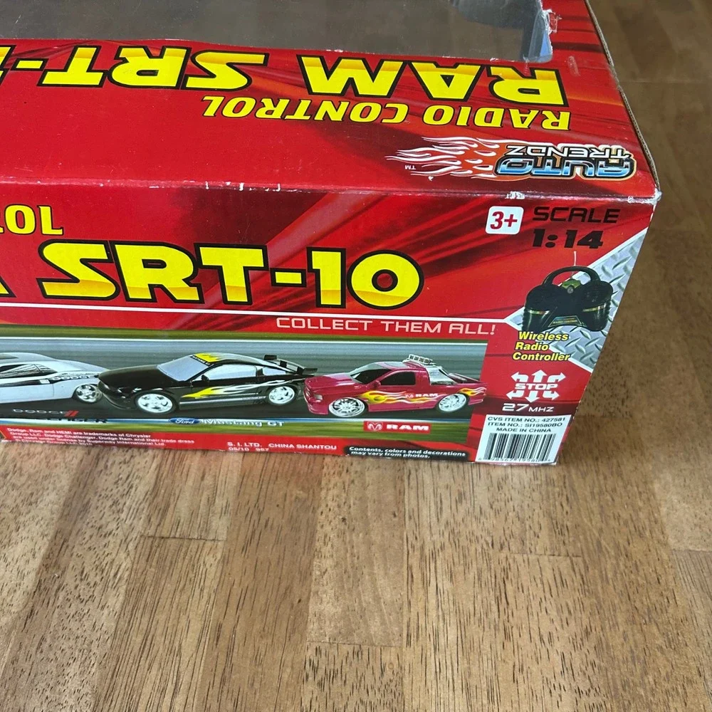 Auto Trendz Radio Control Ram SRT-10 1:14 Scale RC Truck 27MHz New in Box 2010